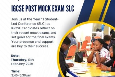 Year 11 IGCSE Post Mock Exam SLC - Copy